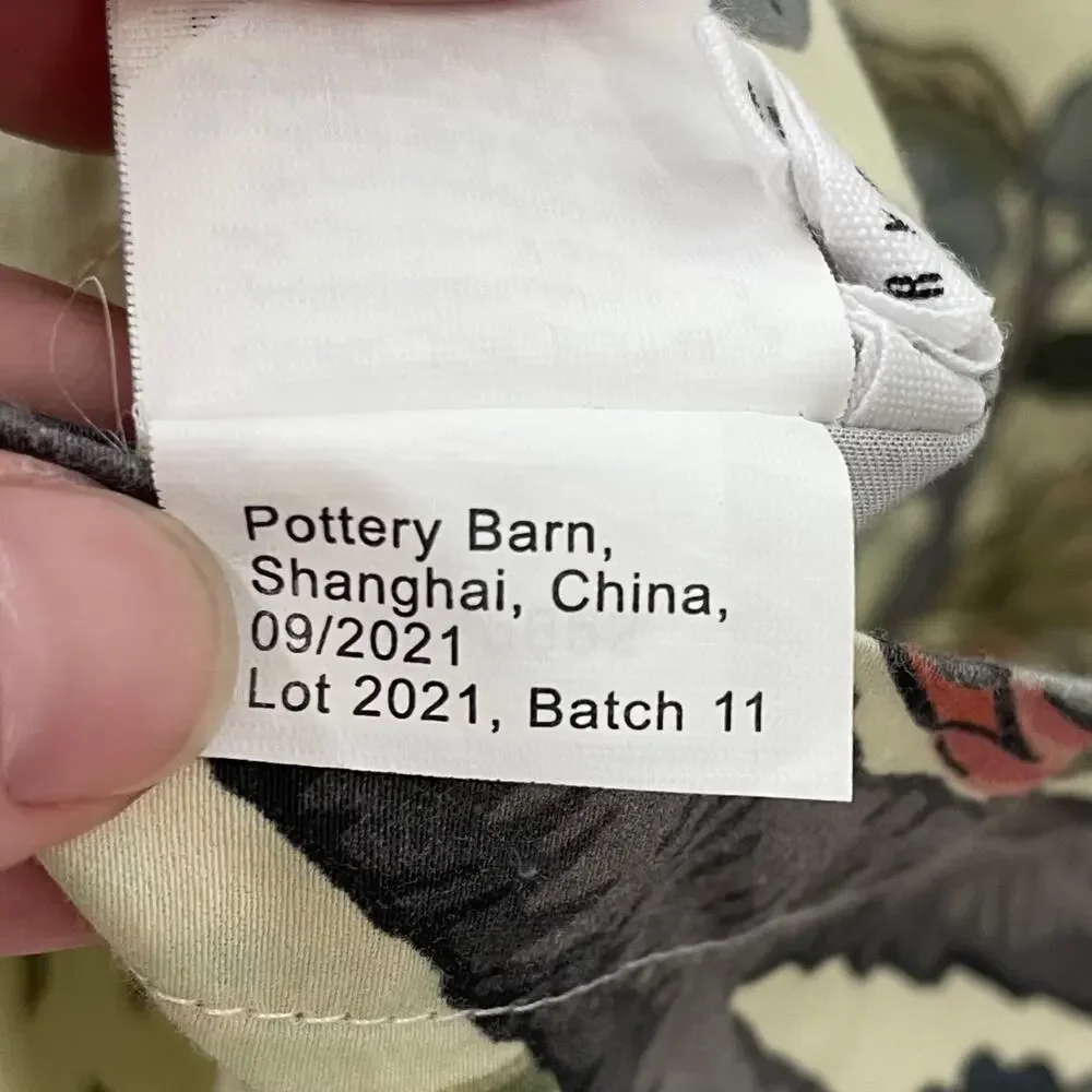 Pottery Barn Bloom Floral Standard Pillow Shams x 2